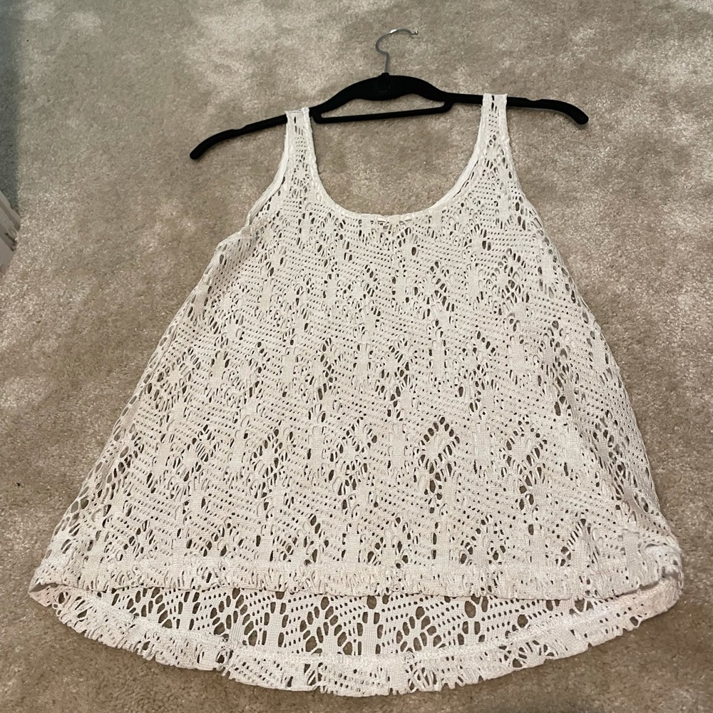 Kirra Mesh Crochet Tank Top